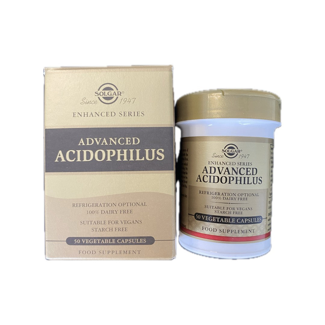 Advanced Acidophilus 50 pflanzliche Kapseln Solgar